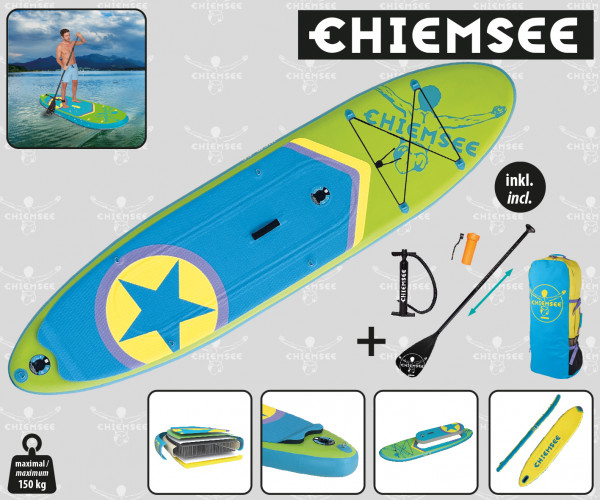 16620 Stand Up Paddle Board SUP Set Chiemsee